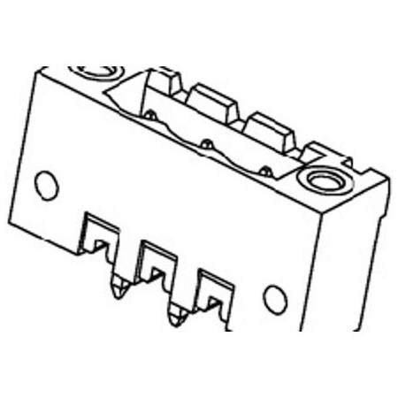 Molex 5.00Mm Pitch Vertical Pcb Header, With Threaded Retention Inserts, 3 Circuits 395250003